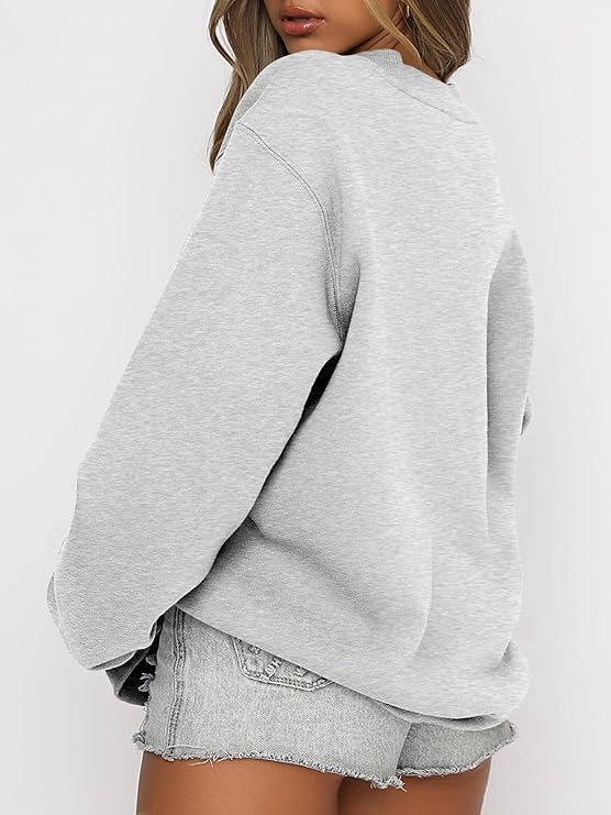 ANRABESS Womens Sweatshirts Crewneck Fleece Oversized Pullover Sweaters Fall Winter Cute Tops Teen Girls Preppy Clothes 2025